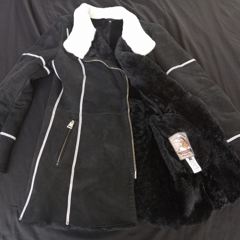 A one of a kind shearling